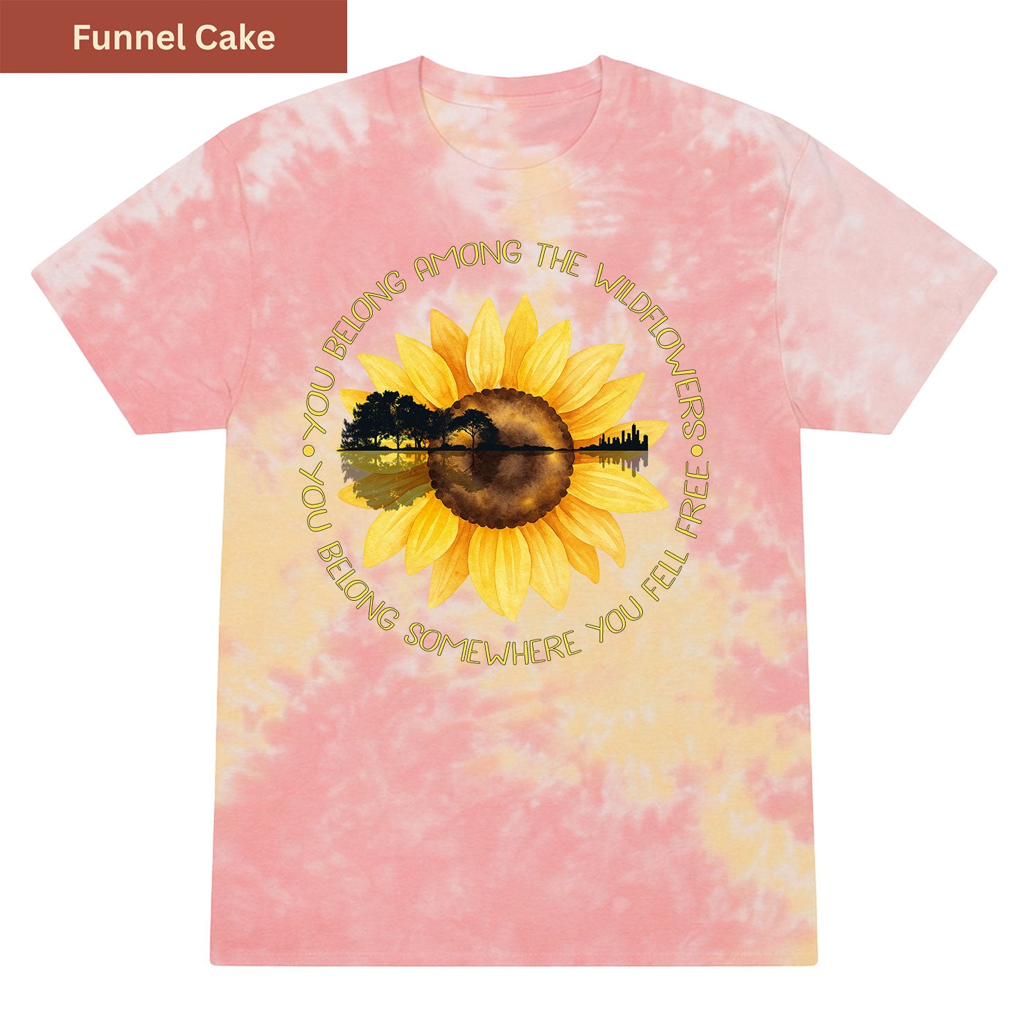 Somewhere You Feel Free Premium Tie-dye Unisex Shirt