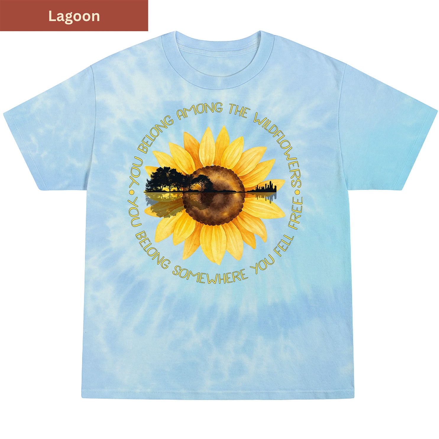 Somewhere You Feel Free Premium Tie-dye Unisex Shirt