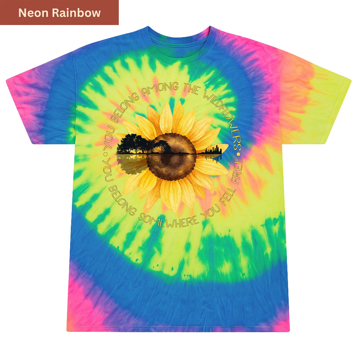 Somewhere You Feel Free Premium Tie-dye Unisex Shirt