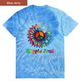 Hippie Soul Bloom Premium Tie-dye Unisex Shirt