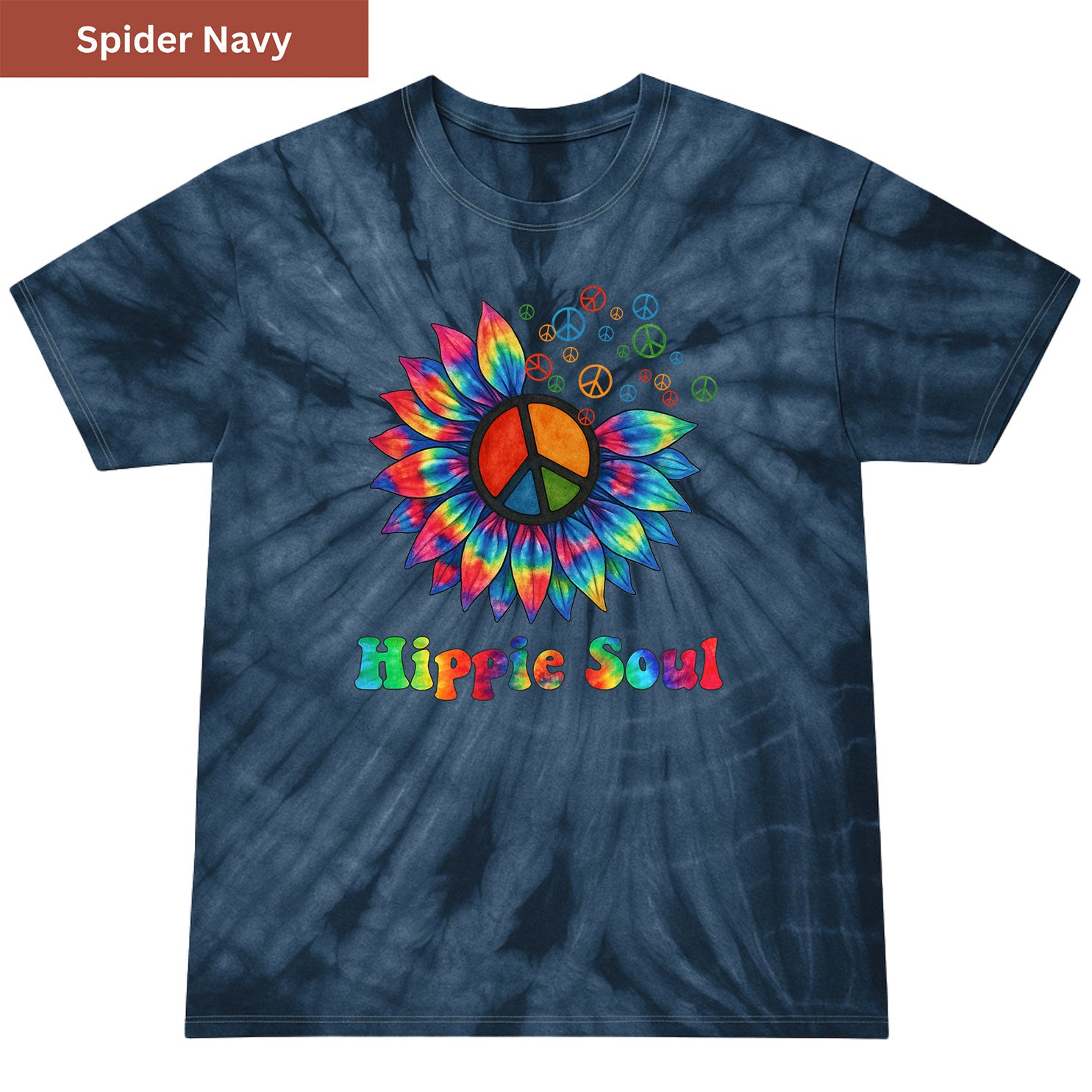Hippie Soul Bloom Premium Tie-dye Unisex Shirt