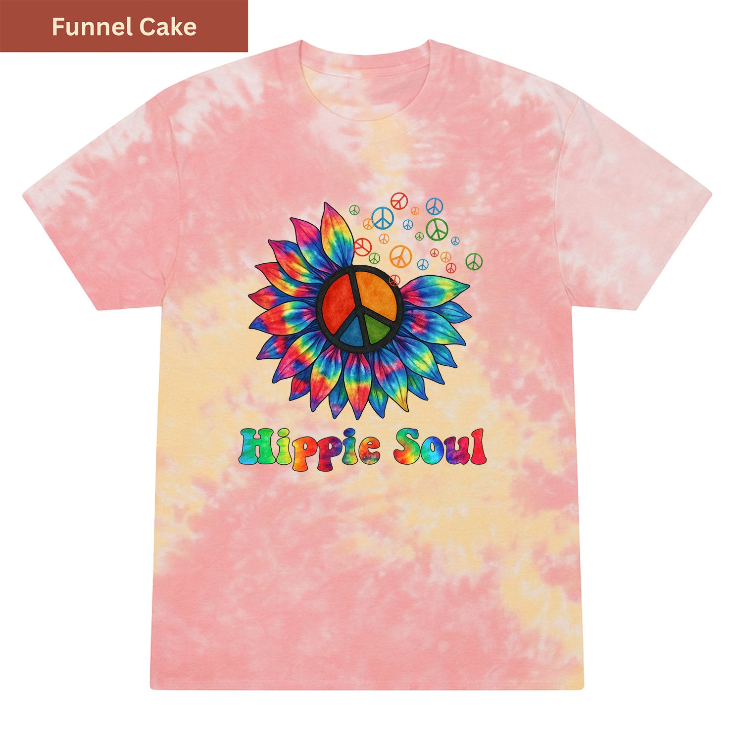 Hippie Soul Bloom Premium Tie-dye Unisex Shirt