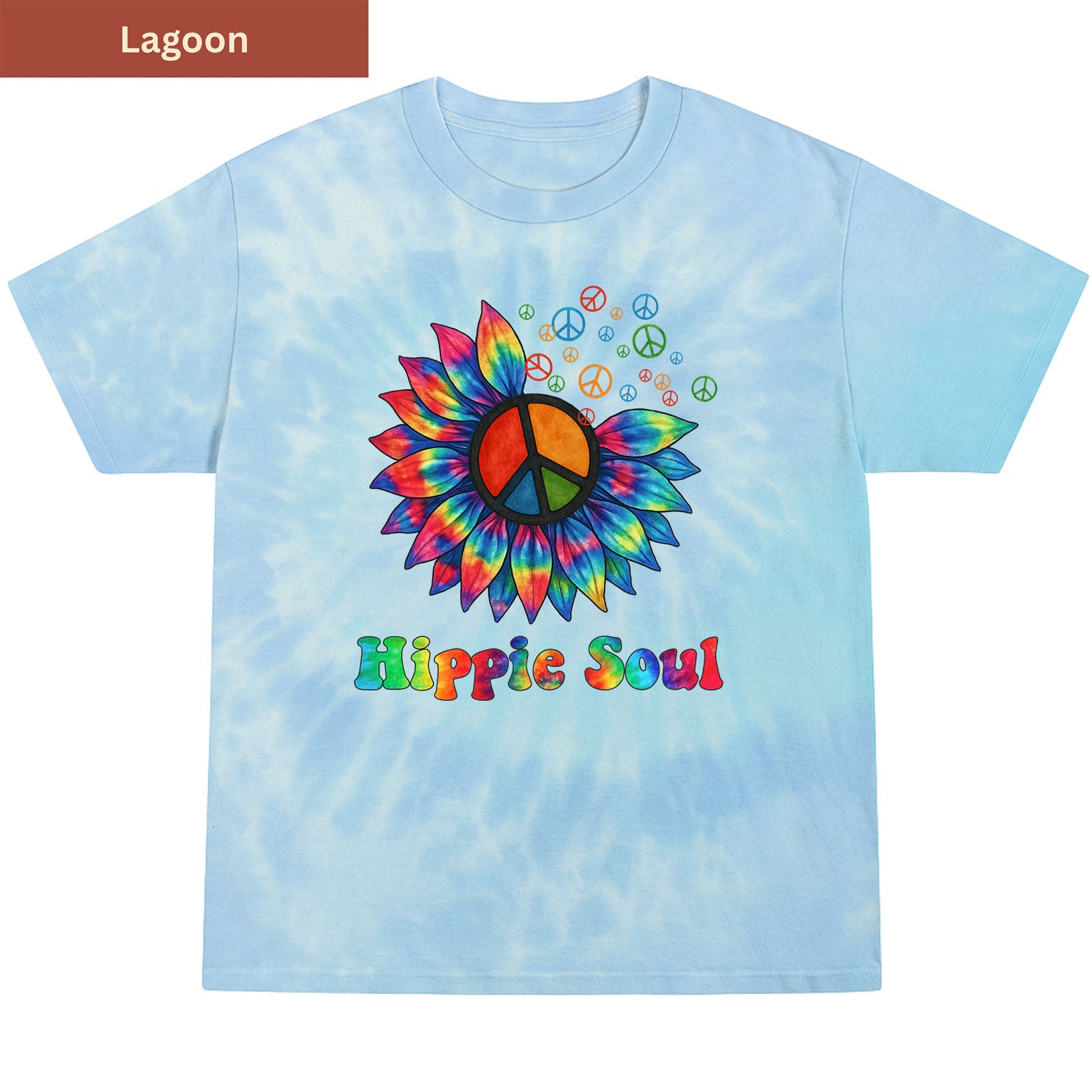 Hippie Soul Bloom Premium Tie-dye Unisex Shirt
