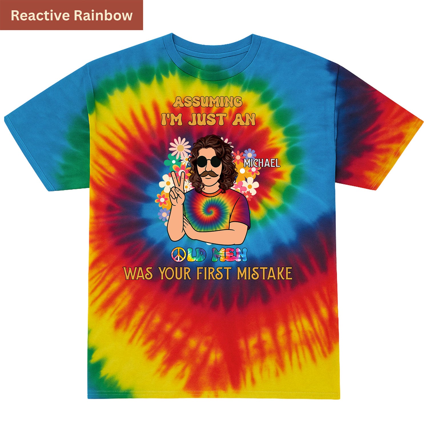 Groovy Old Premium Tie-dye Unisex Shirt