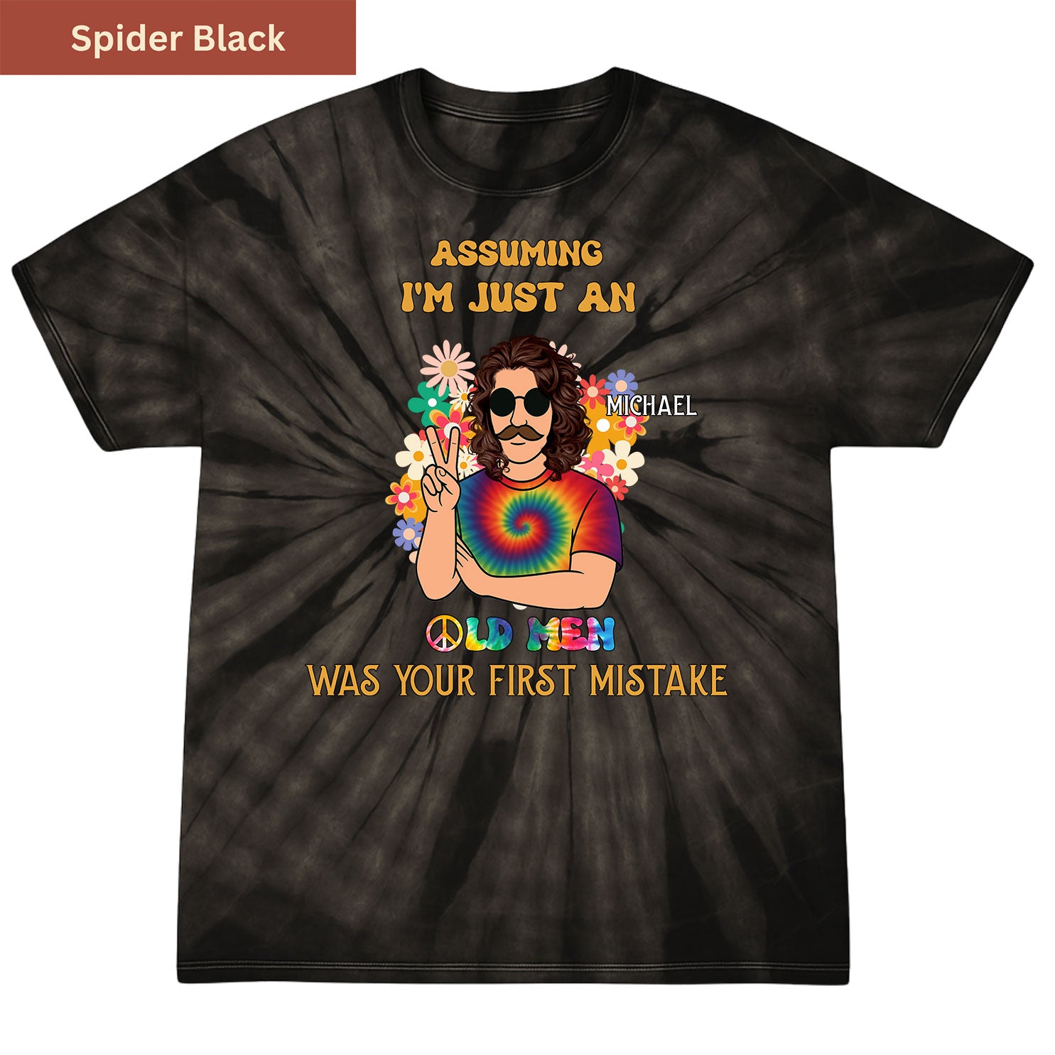 Groovy Old Premium Tie-dye Unisex Shirt