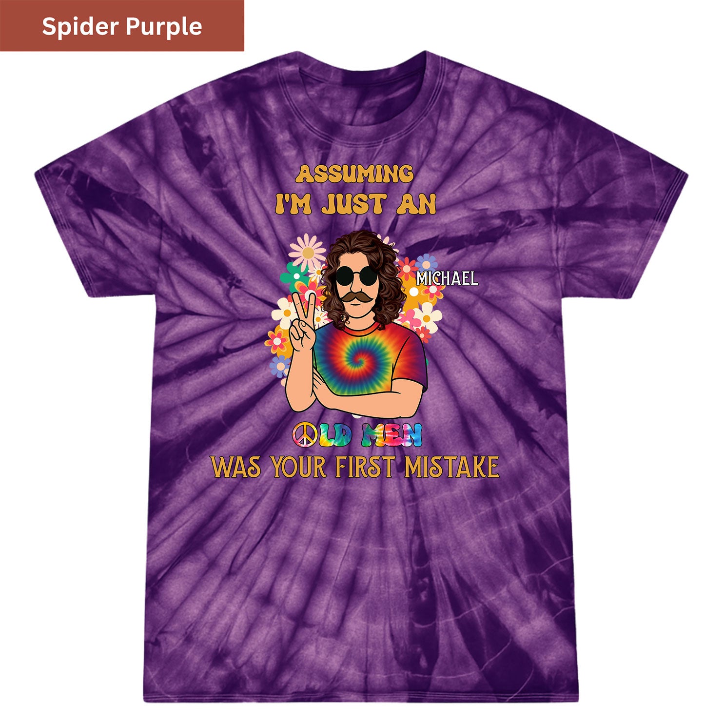 Groovy Old Premium Tie-dye Unisex Shirt