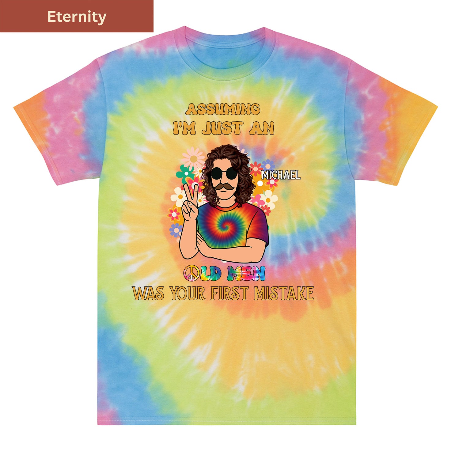 Groovy Old Premium Tie-dye Unisex Shirt