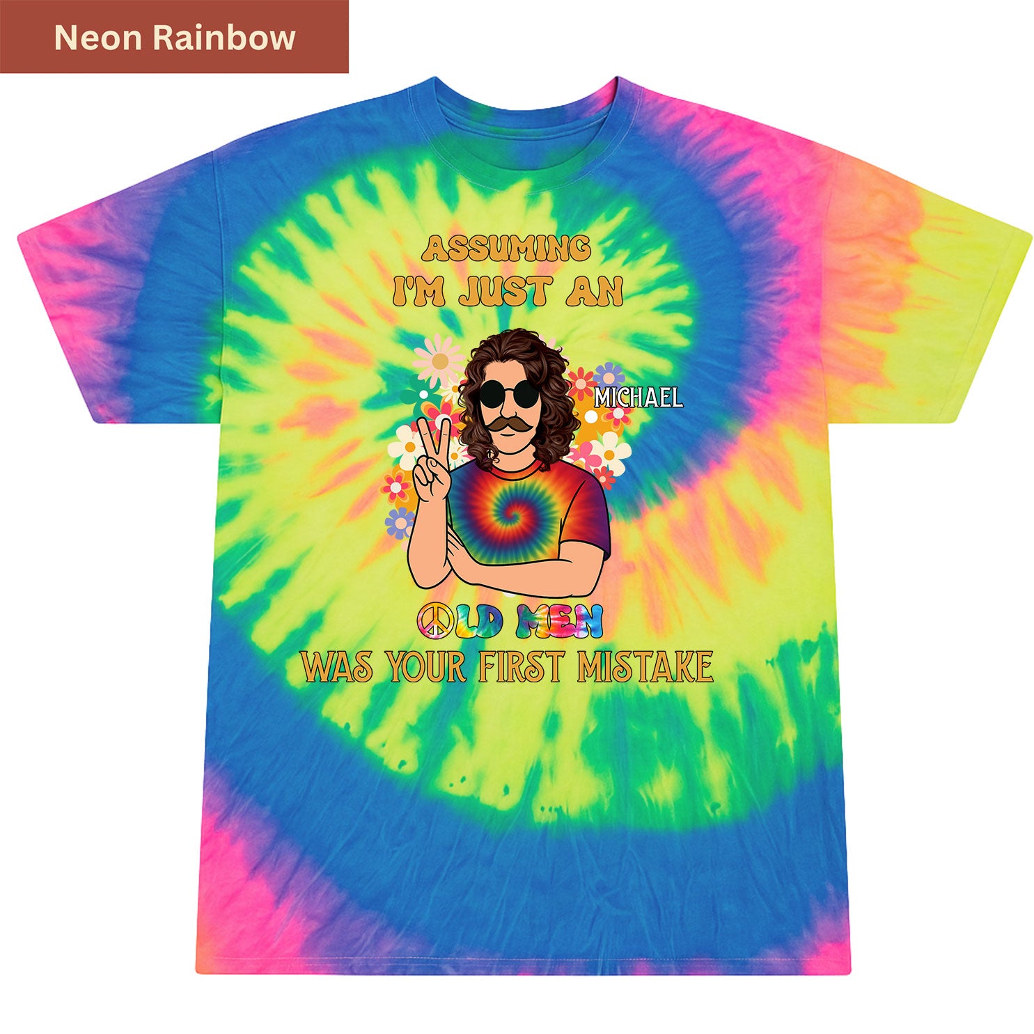 Groovy Old Premium Tie-dye Unisex Shirt