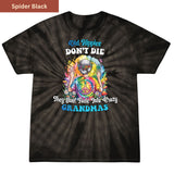 Old Hippie Grandma Premium Tie-dye Unisex Shirt