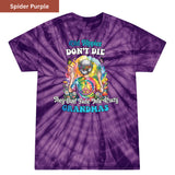 Old Hippie Grandma Premium Tie-dye Unisex Shirt