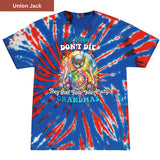 Old Hippie Grandma Premium Tie-dye Unisex Shirt