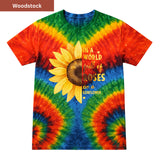 Be a Sunflower Premium Tie-dye Unisex Shirt