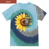 Be a Sunflower Premium Tie-dye Unisex Shirt