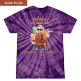Not Just an Old Lady Premium Tie-dye Unisex Shirt