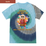 Not Just an Old Lady Premium Tie-dye Unisex Shirt