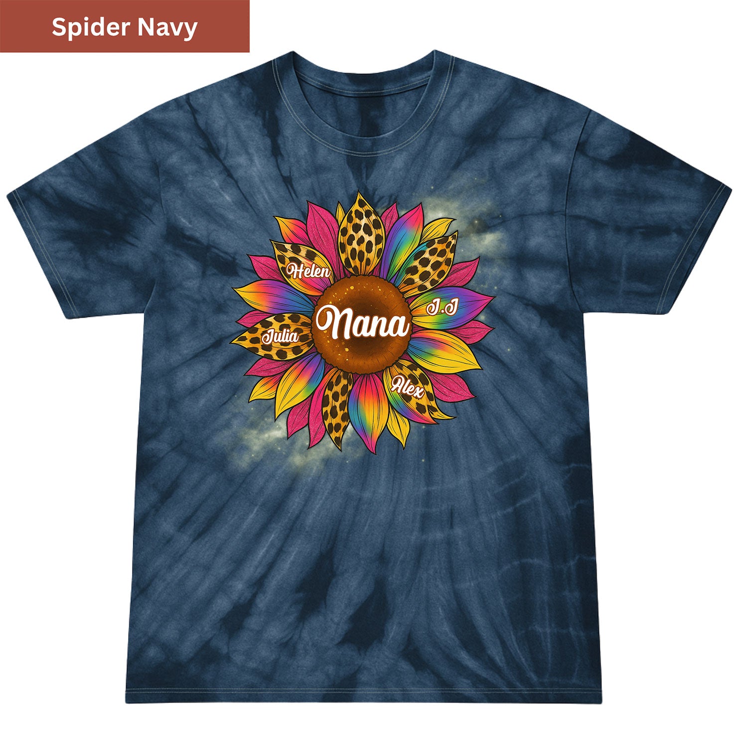 Sunflower Grandkids Premium Tie-dye Unisex Shirt