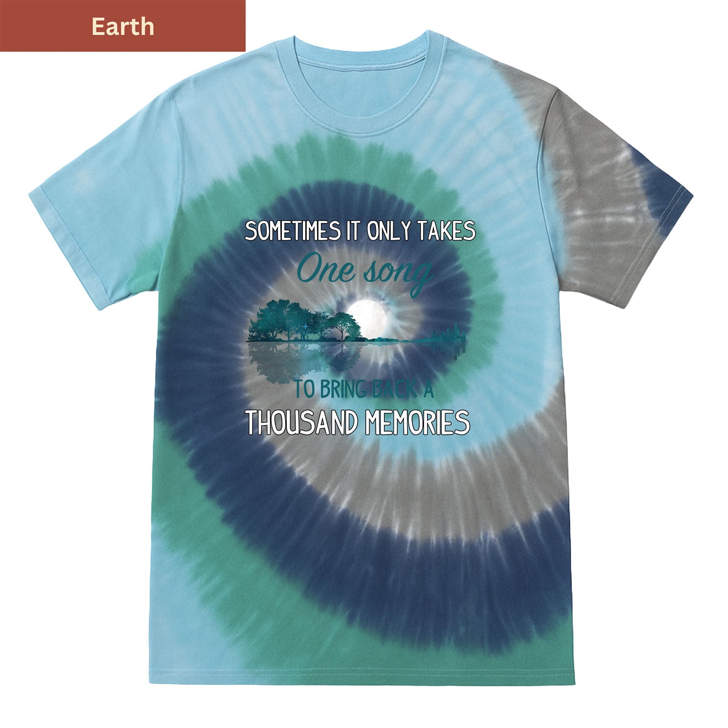 Soundtrack of the Soul Premium Tie-dye Unisex Shirt