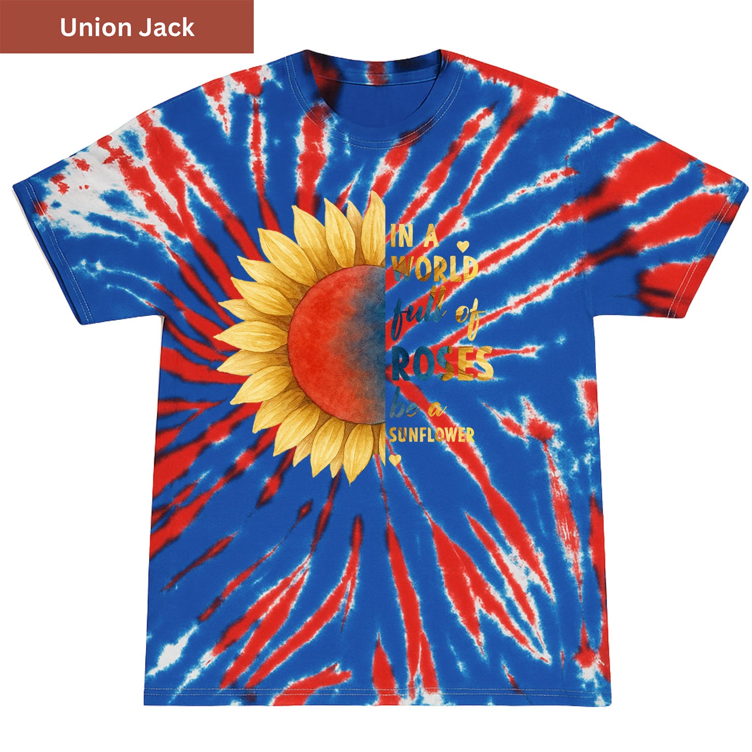 Be a Sunflower  Premium Tie-dye Unisex Shirt