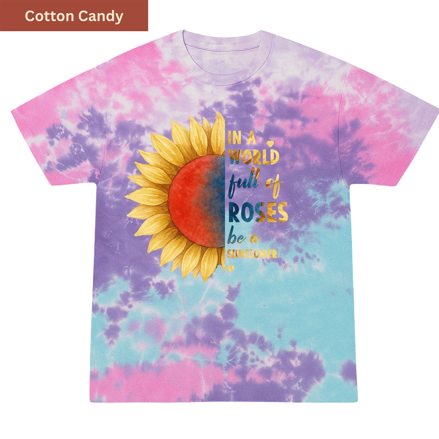 Be a Sunflower  Premium Tie-dye Unisex Shirt