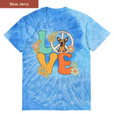 Groovy Dog Love Premium Tie-dye Unisex Shirt