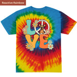 Groovy Dog Love Premium Tie-dye Unisex Shirt