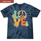 Groovy Dog Love Premium Tie-dye Unisex Shirt