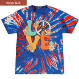 Groovy Dog Love Premium Tie-dye Unisex Shirt