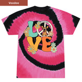 Groovy Dog Love Premium Tie-dye Unisex Shirt