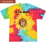 Sunflower Dog Dad Premium Tie-dye Unisex Shirt