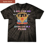 Living Life in Peace Premium Tie-dye Unisex Shirt