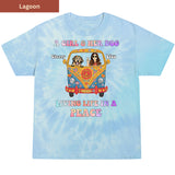 Living Life in Peace Premium Tie-dye Unisex Shirt
